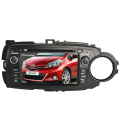 Ajuste de 2DIN coches reproductor de DVD para Toyota Yaris 2012 2013 con Radio Bluetooth TV estéreo sistema de navegación GPS